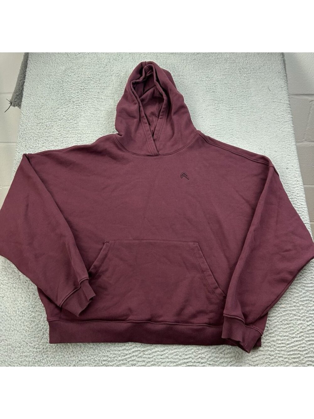 Oner Active Oversized Maroon Red Women’s Hoodie Sweatshirt Size XXL Pullover